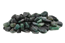 Load image into Gallery viewer, Emerald Tumbled Stones by Size - 1/2 lb
