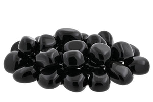 Black Obsidian Tumbled Stones - 1 lb