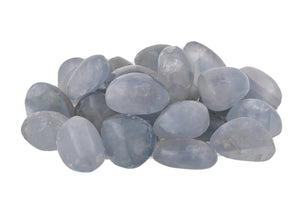 Celestite Tumbled Stones by Size - 1 lb