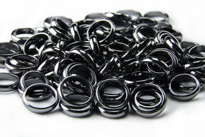 Hematite Rings - 100 pcs