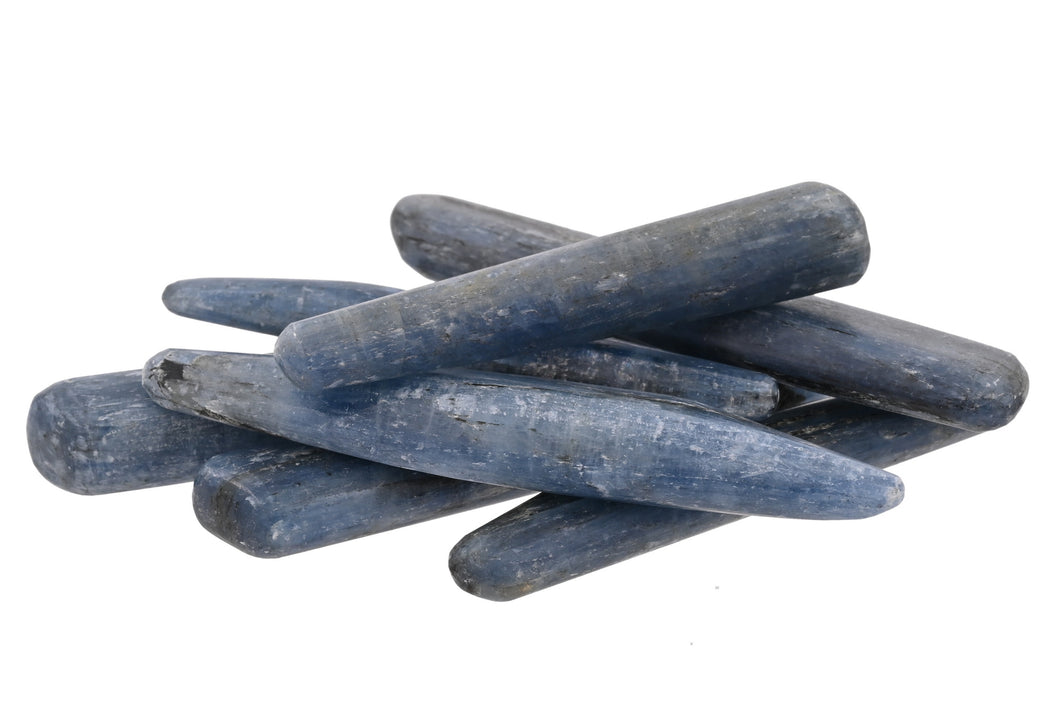 Blue Kyanite Polished Wands - 1/2 lb