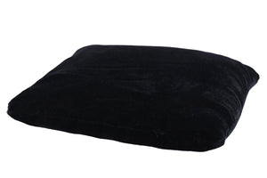 Black Velvet Flat Display Pillows by Size