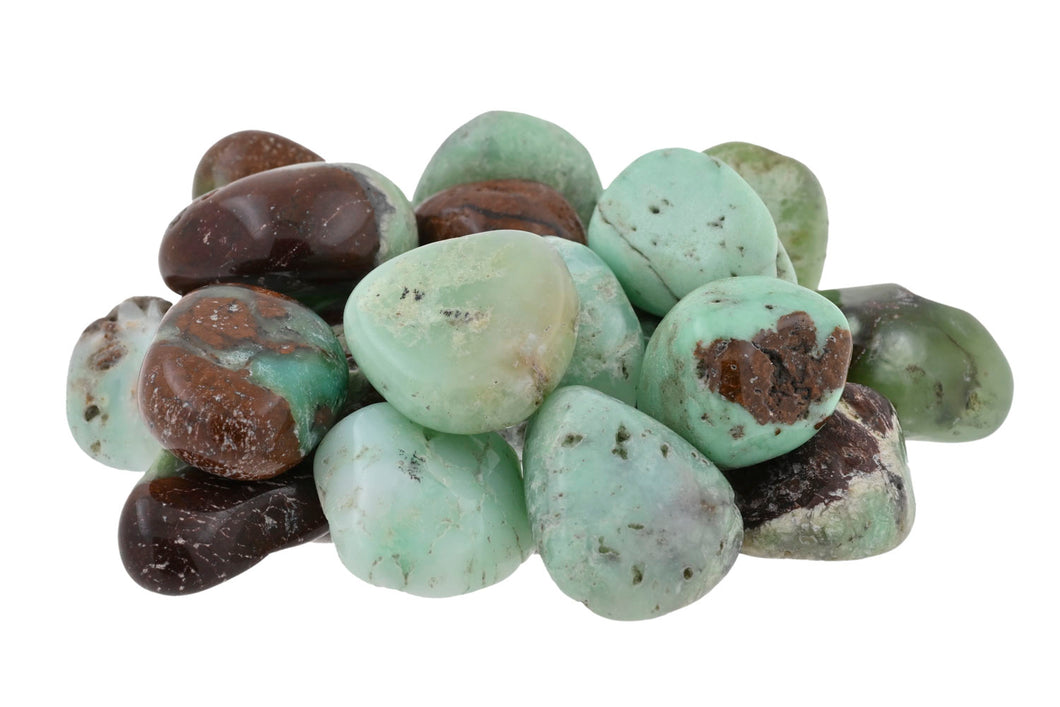 Chrysoprase Tumbled Stones - 1/2 lb