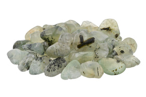 Prehnite w/ Epidote Tumbled Stones by Size/Weight