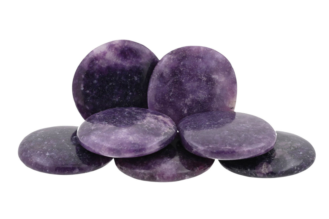 Lepidolite Pocket Stones - 1/2 lb