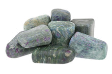 Load image into Gallery viewer, Ruby Fuchsite Tumbled Stones by Size - 1/2 lb
