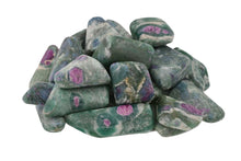 Load image into Gallery viewer, Ruby Fuchsite Tumbled Stones by Size - 1/2 lb
