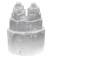 Selenite Small Double Castles